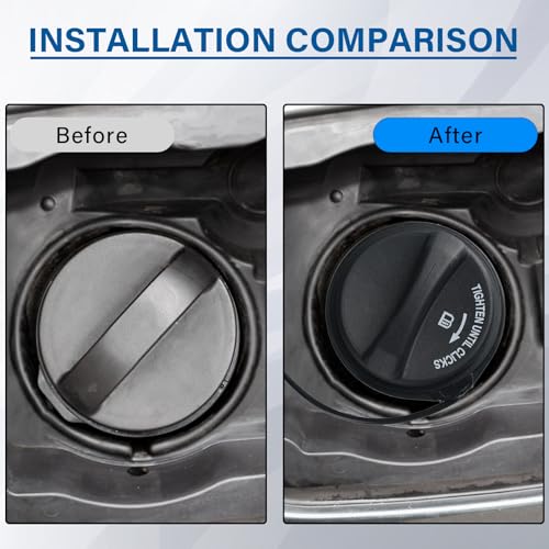 Image of Gas Cap,Fuel Gas Cap Replacement HC3Z-9030-B,FC1089 For 2004-2018 Ford F150 F250 F-350 F-450 F-550,2004-2011 Mercury,2005-2015 Lincoln MKX Mark LT Town Car Zephyr