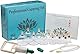 Uplife Schröpfgläser mit Vakuumpumpe - Schröpfset mit 12 Gläsern für Schröpfen & Cupping Therapie - Schröpfgerät & Massage Set Physiotherapie Zubehör - Cupping Set