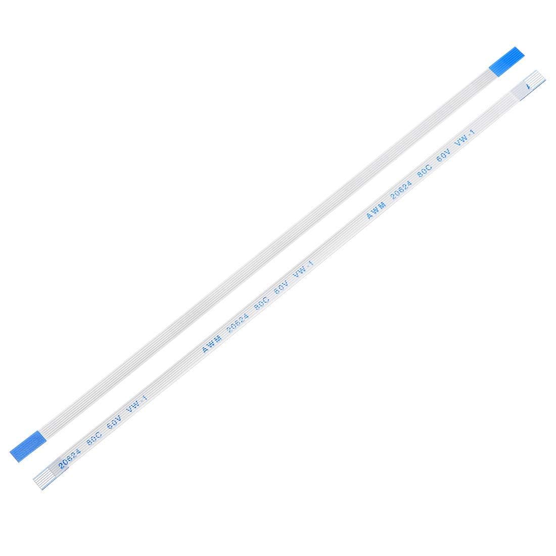 See full amazon price history chart for SHIVLAHERI 6 Pin 0.5mm Pitch 100MM Length A-Type FFC FPC Flexible Flat Ribbon Cable AWM 20624 80c 60v(Pack Of 1) SHIVLAHERI 6 Pin 0.5mm Pitch 100MM Length A-Type FFC FPC Flexible Flat Ribbon Cable AWM 20624 80c 60v(Pack Of 1) (B0C7H4Q6VH) Amazon Price History, Amazon Price Tracker