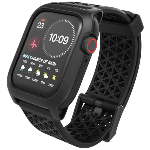 Coque Apple Watch 44mm anti-choc 1.2m avec bracelet sport respirant