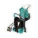 b bellelli Tiger - Siège arrière pour vélo - pour Les Enfants jusqu'à 22 kg, de 3 à 8 Ans - Fixation au Cadre, inclinable - Turquoise Blanc