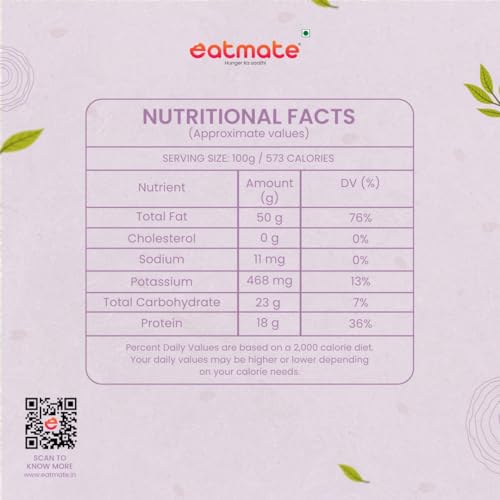 Image of Eatmate Premium Natural Sesame Seeds 1 Kg | White Till Seeds for Eating, Cooking & Baking | Nutritious Indian Spice | Rich in Calcium, Protein & Fiber | Fresh Natural Til Seeds for Daily Use