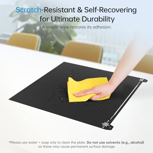 Image of BIQU CryoGrip Pro Frostbite for K2 Plus 370x370mm Cold Build Plate Room Temperature Print Double Sided Upgrade Plate Removable Surface Platform