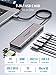 USB C Hub Multiport Adapter,7-in-1 4K 60Hz HDMI Docking Station, 100W PD, SD/TF 3.0 Slots, 2 USB 3.0 & USB C 3.0 5Gbps Data Ports, for MacBook, iPad, Surface, XPS, ChromeBook
