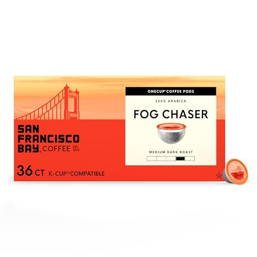 Image of San Francisco Bay K-Cup Coffee Pods, Fog Chaser (36 ct), Medium-Dark Roast, Single-Serve Coffee Pods