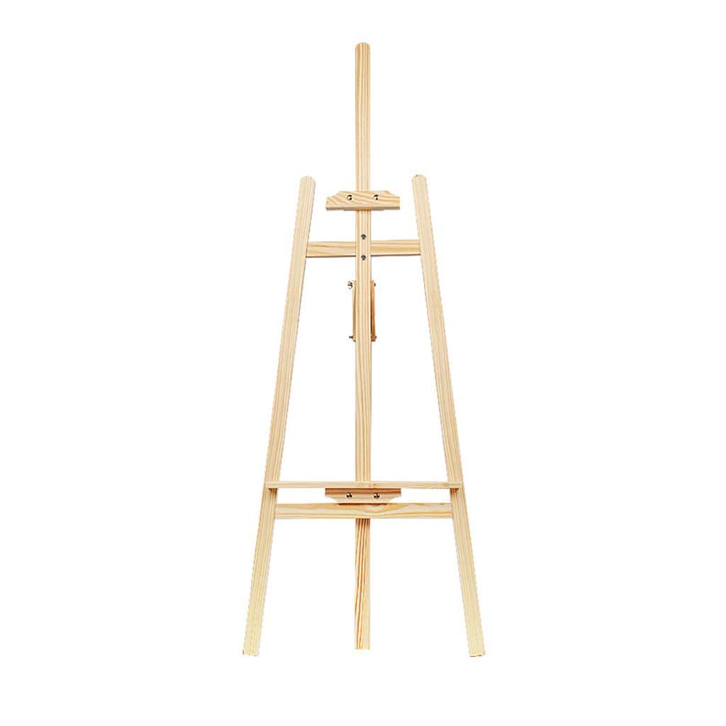 ASerZenith Wooden Easel Stable A-Frame Easel 150Cm / 170Cm Outdoor Sketching Easel For Wedding Drawing Artwork Exhibition A-57 * 150Cm