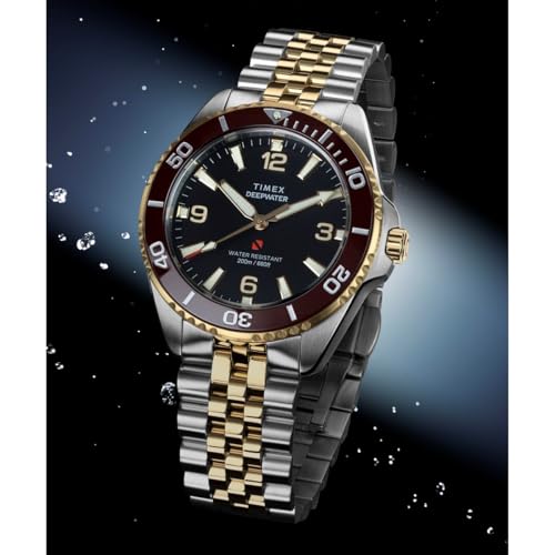 Image of TIMEX Deepwater Arctic Round 41mm Black Dial Analog Men Watch - TW2Y64700IK