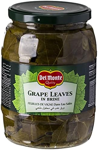 Del Monte Grape Leaves In Brine 907 Gms