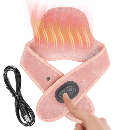 Masajeador magnético de cuello con calor recargable para casa