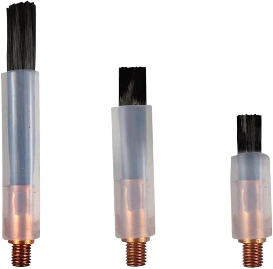 10pcs M6 8 10 Thread Carbon Fibre Weld Cleaning Brush Compatible With TIG MIG Welding Used Clean Passivate Polish Stainless Steel Welds