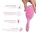FRAMAR Mini Hair Brush Detangler – Mini Brush For Hair, Small Travel Hair Brush For Women, Travel Hairbrush Detangler, Compact For Travel, Reduces Breakage, For All Hair Types – Matte Pink