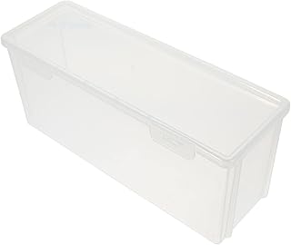 DOITOOL Clear Bread Container Case for Fridge, Bread Keeper for Homemade Bread, Rectangular Loaf Bread Box Sliced Bread Container for Storing Banana Bread (11.79x5.1 inch)