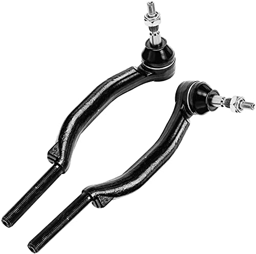 Image of Detroit Axle - 14mm Front Inner & Outer Tie Rods + Lower Control Arm Brackets + Lower Ball Joints + Sway Bars Replacement for Chevy Trailblazer EXT GMC Envoy Olds Bravada - 10pc Set