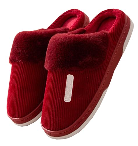 Image of INFISPACE Men and Women Winter Flip Flops Carpet Slippers for Bedrooms House Slippers