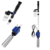Electric Gravel Vacuum Cleaner Pump Aquarium Fish Tank Water Change Siphon (1000l/h Pump)