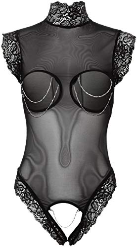 Abierta Fina 26410201021 Body, Negro (Negro 001), One Size (Tamaño del fabricante:Small) para Mujer