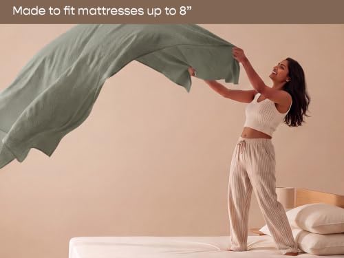 Image of SleepyCat 300 TC Cotton-Soft Microfiber Bedsheet with 2 Pillowcases|Wrinkle-Free|300 TC Plain Weave|No Creases, No Shrinkage|No Colour Fading|150 GSM|Mustard|Fits Mattress Upto 8 Inches|Double