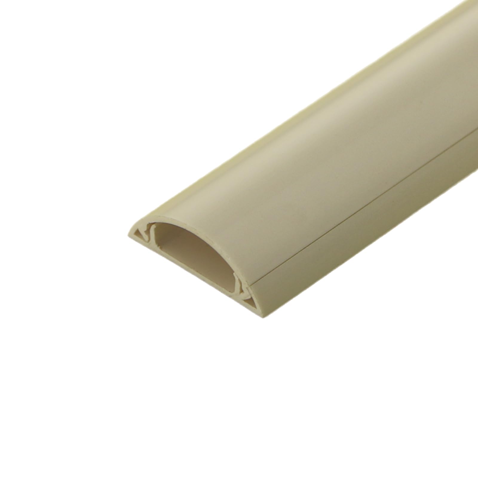 Goulotte Passe-CâBles,Goulotte Passe Cable Sol,Cache-CâBle De Sol,Demi-Rond Goulottes De CâBles,Cache-CâBle Auto-AdhéSif,Goulotte Passe Cable en PVC,Matériau PVC,pour TV