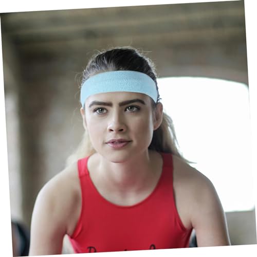 Yardwe 2 Unidades Bandana Esportiva Faixas De Suor Para Mulheres Faixas De Cabelo Flexíveis Tiaras P