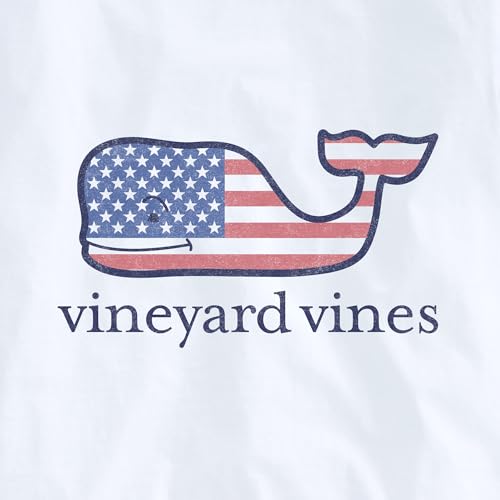 Image of Vineyard Vines Men's Flag Whale Long-Sleeve Pocket Tee