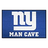 FANMATS 14341 NFL - New York Giants Man Cave Starter Mat Accent Rug - 19in. x 30in. | Sports Fan...