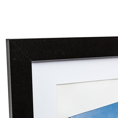 Hampton Frames CARNEGIE 8x10 (20x25cm) Black Picture Poster Photo Frame with Mount Acrylic (Non-Glass) CNG80BLK - Image 3