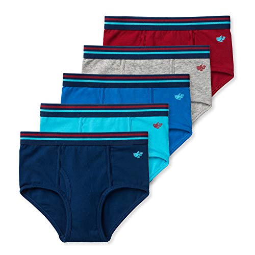 Lucky & Me | Jameson Performance Boys Brief | Children's Tagless Soft Cotton Underwear | 5 Pack