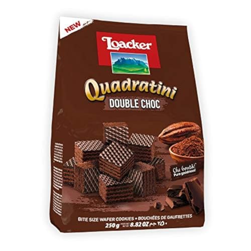 Quadratini Double Choc 250 Gram - Italy, Chocolate