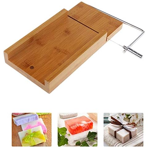 Wood Soap Cutter Mold, Handmade Soap Mold Loaf Cutter Mold Set Beveler Planer Wire Slicer for Candles Trimming Cheese DIY Cutting Making Tool Cover
