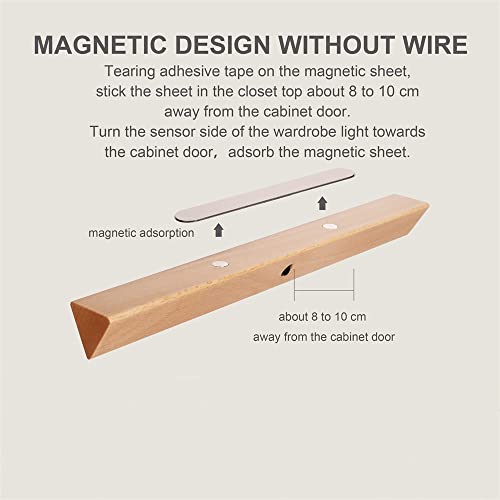 Image of Three-Level Dimmable Touch Control Vanity Lights Led Rechargeable Bathroom Light Fixtures,Magnetic Vanity Light Bar for Bathroom Living Room Bedroom