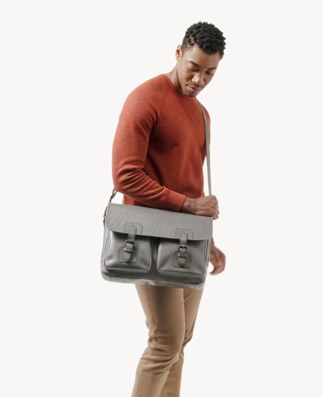 Amazon.com: Fossil Men's Greenville Leather Travel Courier