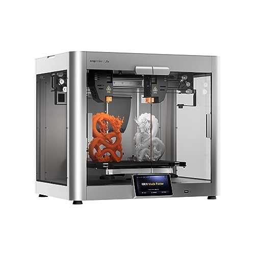 Snapmaker Imprimante 3D IDEX J1s - Vitesse 5X rapide - FDM - EntraÃ®nement direct indÃ©pendant - Double extrudeuse - Impression double matÃ©riau - 4 modes d'impression - Toutes les structures mÃ©talliques