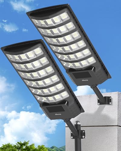 Ofuray Solar LED Straßenlaterne mit Bewegungsmelder