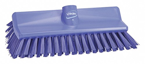 Vikan 70478 Brush,High-Low,Medium,10",PP/PBT,Purple image 2