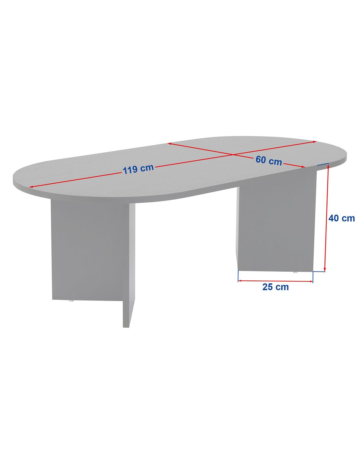 Mesa de Centro Ovalada Arline