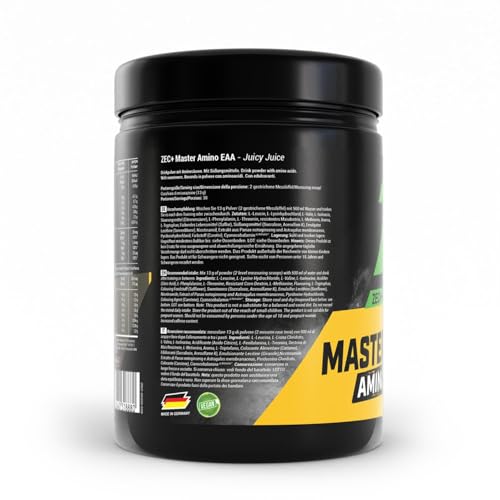 Zec-Master-Amino-EAA-Pulver--8-essentielle-Aminosaeuren-und-dem-patentierten-Wirkstoff-AstraGin-100-vegan-Made-in-Germany-Juicy-Juice