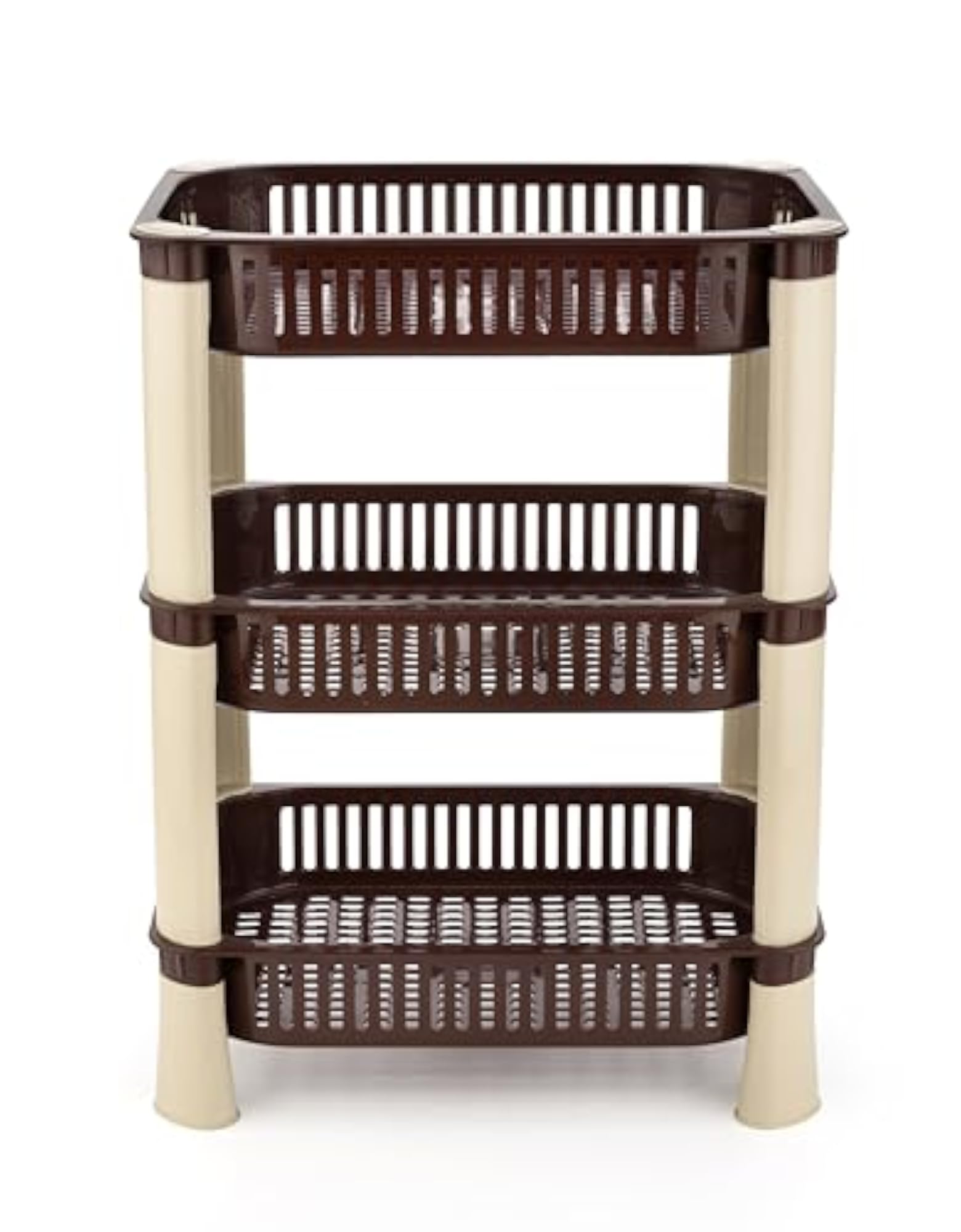 Plastic Vegetable Trolley Rack for Kitchen Storage