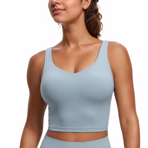 JTSONN Sujetador Deportivo para Mujer Sin Aros Sujetadores Deportivos con Relleno Extraíble Tops Deportivos Transpirable Ropa Interior Deportiva Proporciona un Buen Soporte para Entrenar,Correr,Yoga