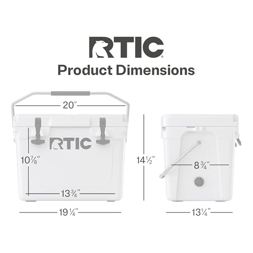 Rtic 20 Qt Ultra-Tough Cooler Hard Insulated Portable Ice Chest Box For Beach thumb #4