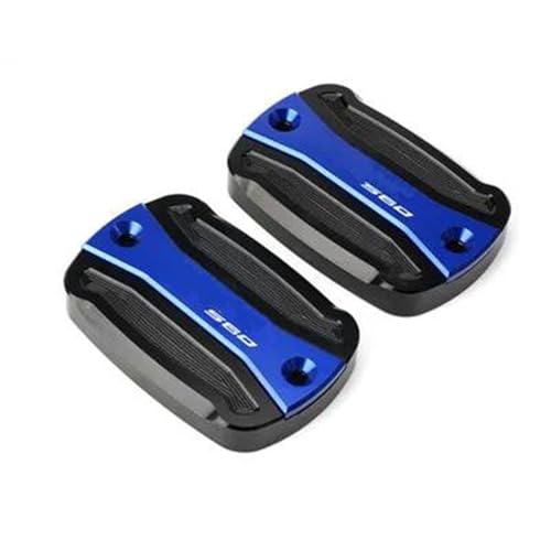 Tapa de líquido de frenos TMAX 560 en oro negro, protección premium de aluminio para tu moto 2