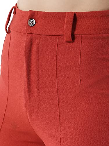 Image of KOTTY Women Polyester Blend Solid Trousers