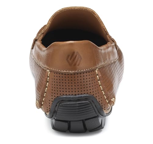 Johnston & Murphy Cort 2.0 Perf Venetian Loafers, Casual Dress Loafers for Men, Slip-On Moccasins3