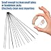 15pcs Hearing Aid Pipe Cleaners, Hearing Amplifier Pipe Cleaner Hearing Aid Cleaning Tools Hearing Aid Accessories for Hearing Aid Users