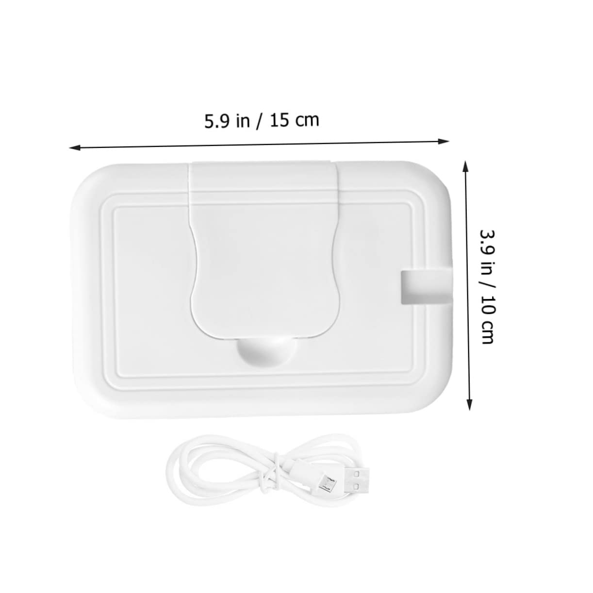 ERINGOGO Portable Wipes Warmer Dispenser Tissue Wipe Heater for Indoor Use Keeps Wipes Moist and Warm Compatible with All Brands for Care