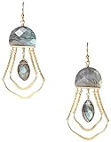 Chan Luu Labradorite Luna Chandelier Earrings