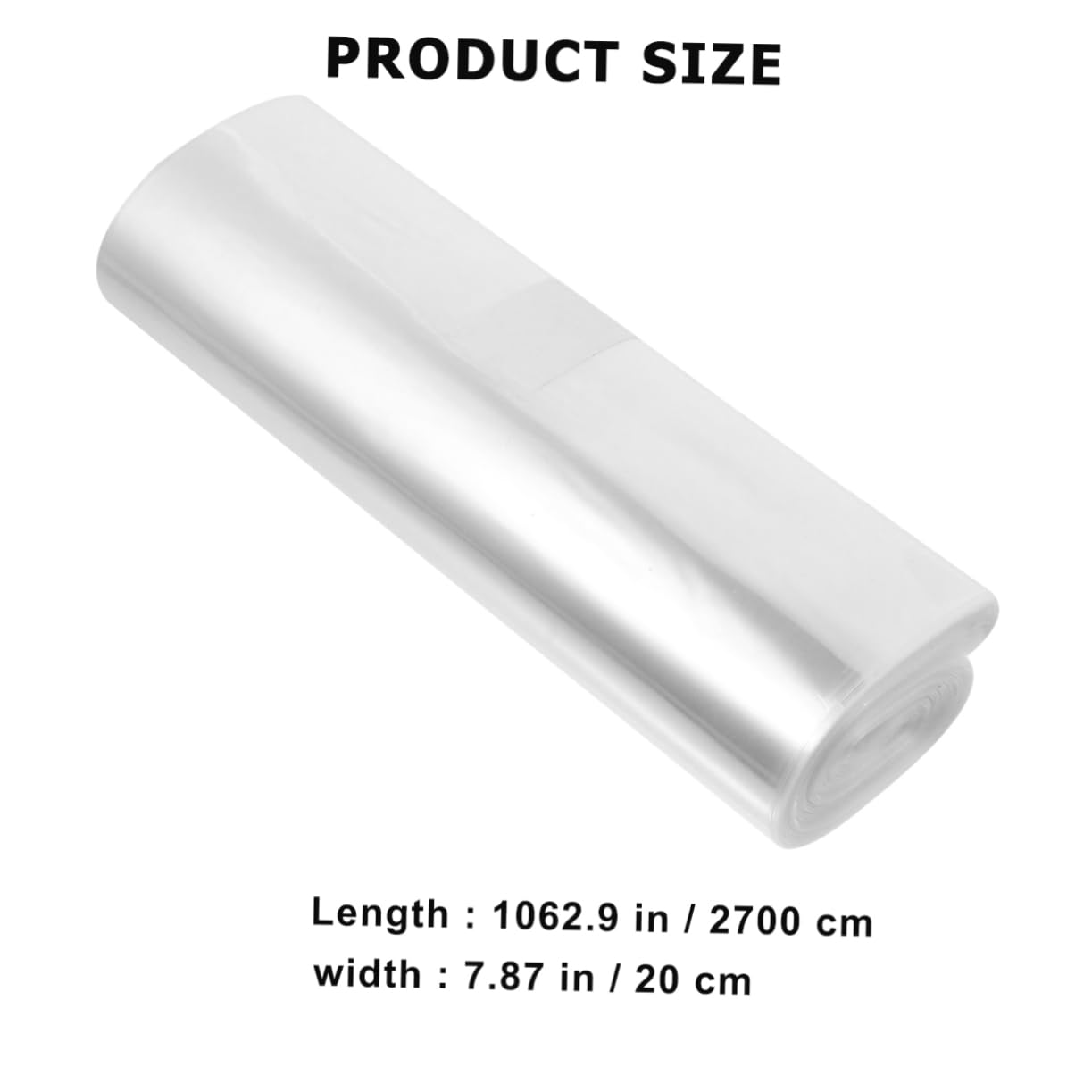 ULTECHNOVO 4rouleaux Film Thermorétractable Transparent De Conditionnement Multifonctionnel Pour Alimentation Et Décoratif