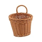 GRADENEVE Cestas Colgantes para Cocina Organizador de Cebollas Jengibre Cesta Tejida Resistente para Utensilios y Frutas Sistema de Almacenamiento para Despensa o Pared