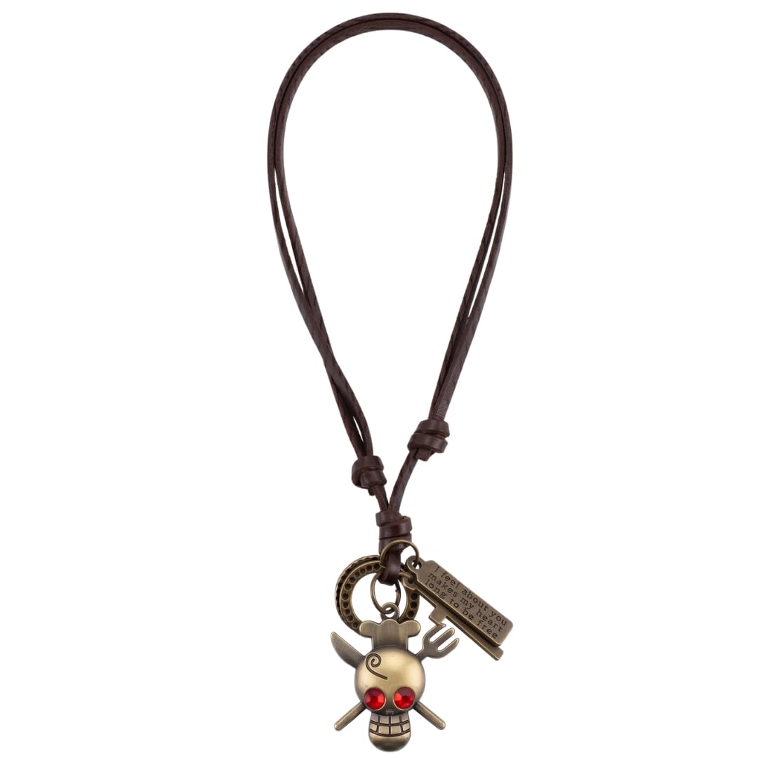 Buy The Men Thing Skull Red Eye Black - Vintage Alloy Golden Skull