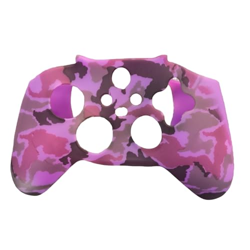 Capa Protetora Silicone Premium Camuflada Compatível para Controle Xbox Serie SX mais Par Grips para