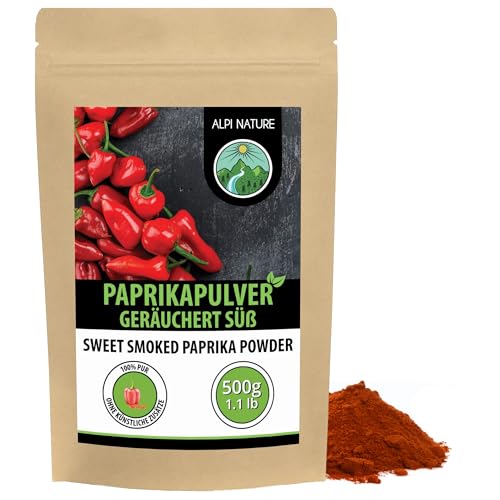 Alpi Nature Paprika edelsüß geräuchert 500g geräucherter Paprika Paprikapulver geräuchert